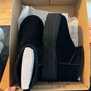 Classic Ultra Mini Platform Suede Booties